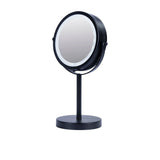 Clevinger Lisbon Round Vanity Mirror with Led Lights Black - Image 01