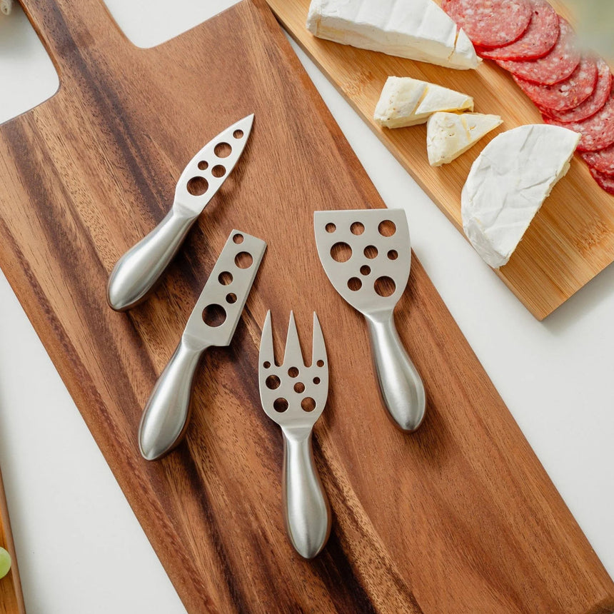 Clevinger Stainless Steel Hobson Cheese Knife with Magnetic Block Set 5pc - Image 04