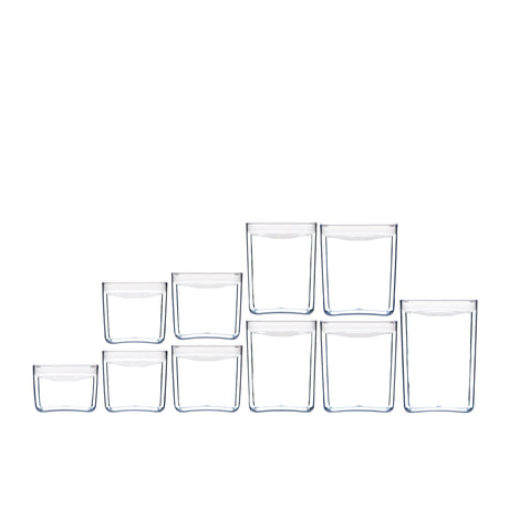 ClickClack Pantry Cube Starter 10 Piece Set in White - Image 01