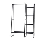 Artiss Clothes Hanger Wardrobe Organiser Black - Image 01