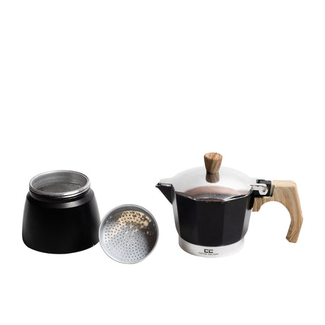 Coffee Culture Coffee Maker 3 Cup in Black - Image 02