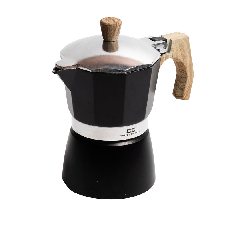 Coffee Culture Coffee Maker 3 Cup in Black - Image 03