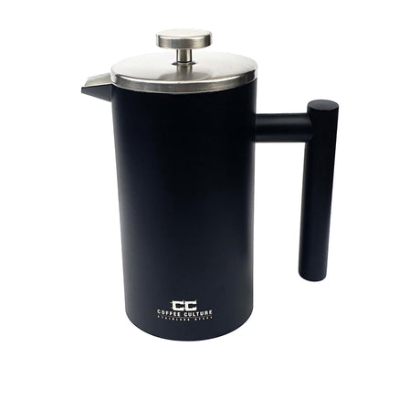 Coffee Culture French Press Double Wall 800ml Matte in Black - Image 01