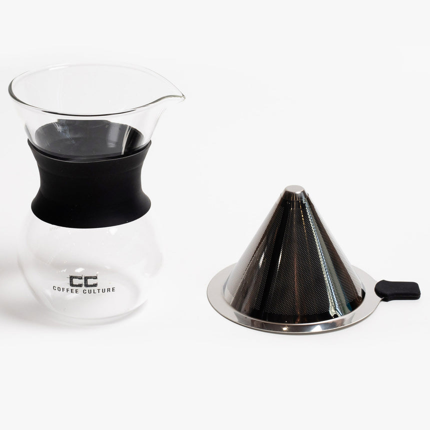 Classica Pour Over Coffee Jug 400ml in Black - Image 04