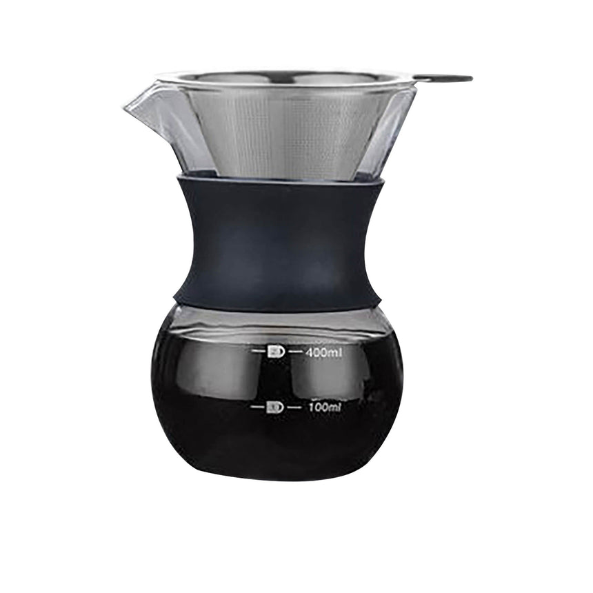 Classica Pour Over Coffee Jug 400ml in Black - Image 06