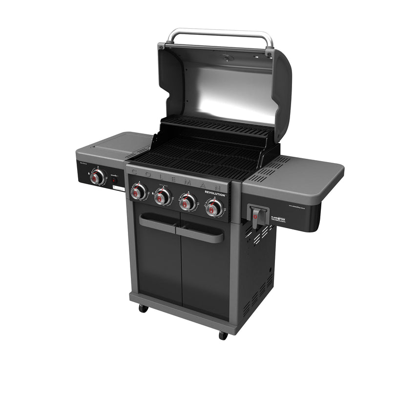 Coleman Revolution 4 Burner BBQ with Side Burner Black Gloss - Image 03