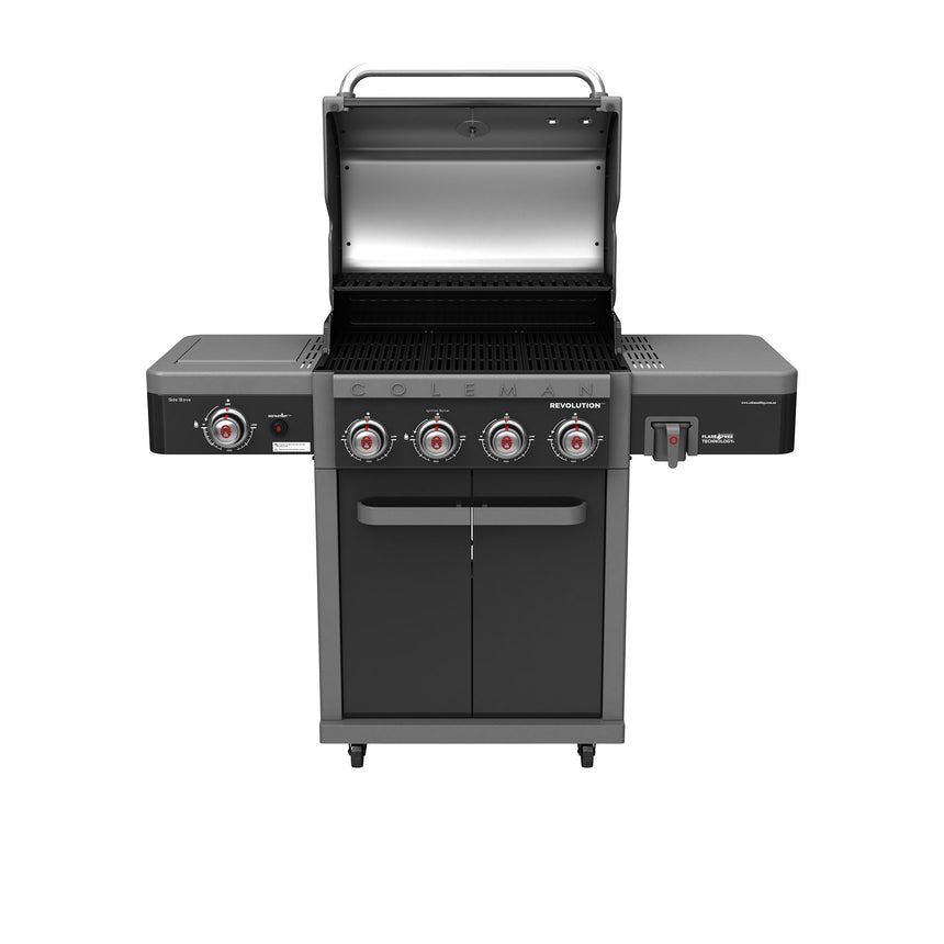 Coleman Revolution 4 Burner BBQ with Side Burner Black Gloss - Image 04