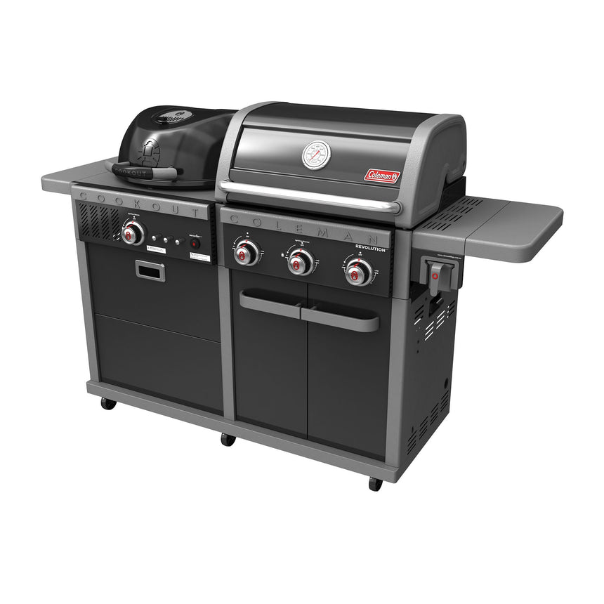 Coleman Revolution Dual Fuel BBQ Black Gloss - Image 02