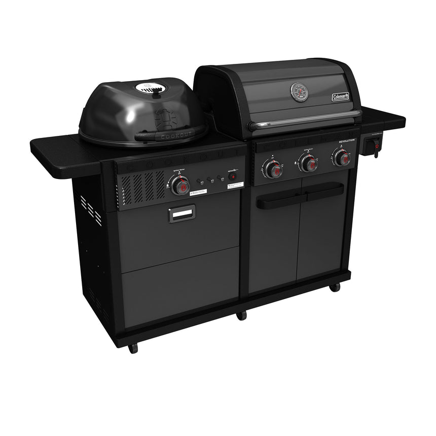 Coleman Revolution Dual Fuel BBQ Black Matte - Image 01