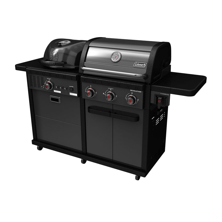 Coleman Revolution Dual Fuel BBQ Black Matte - Image 02