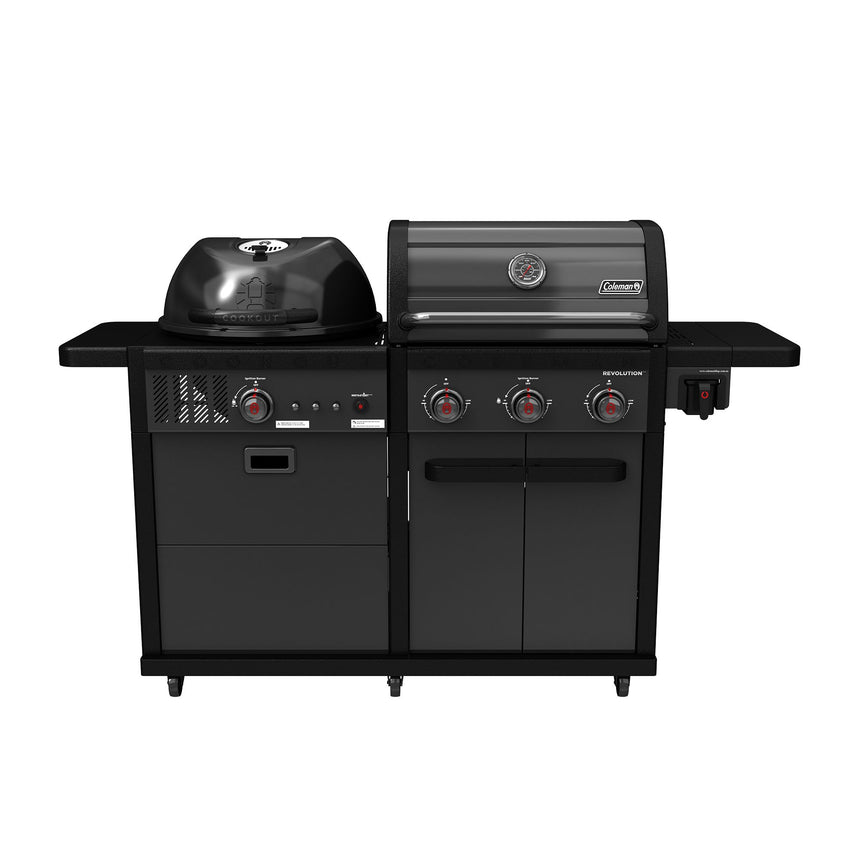 Coleman Revolution Dual Fuel BBQ Black Matte - Image 03