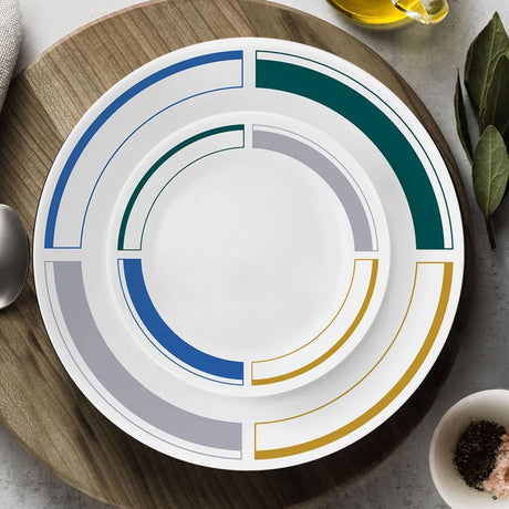 Corelle Vitrelle Dinner Set 12pc Colour Block - Image 02