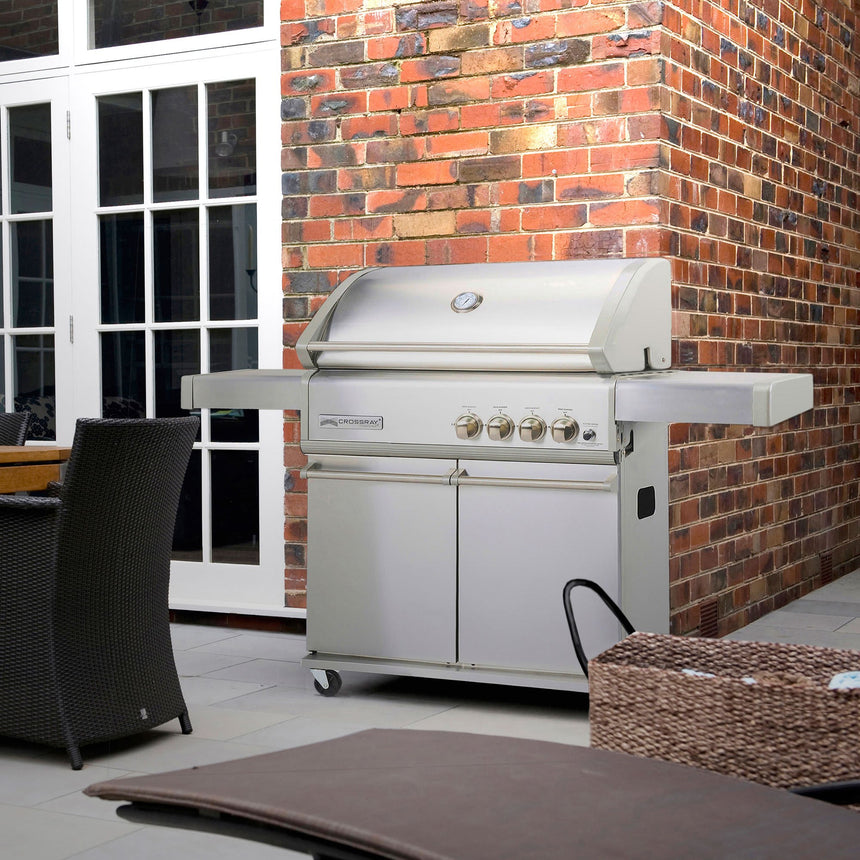 Crossray Trolley BBQ with 4 Infrared Burners - Image 02