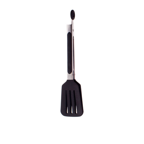 Appetito Mini Spatula Tongs with Nylon Head 18cm in Black - Image 02