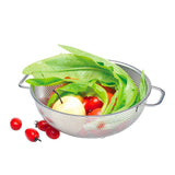 D.Line Perforated Stainless Steel Colander 25.5cm - Image 02