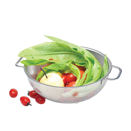 D.Line Perforated Stainless Steel Colander 22.5cm - Image 02
