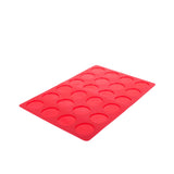 Daily Bake Silicone Bakeware 24 Cup Macaron Sheet in Red 36cm - Image 02