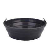 Daily Bake Silicone Round Collapsible Air Fryer Basket 22cm Charcoal - Image 03