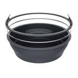 Daily Bake Silicone Round Collapsible Air Fryer Basket 22cm Charcoal - Image 05