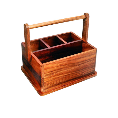 Davis & Waddell Taste Wooden BBQ Caddy - Image 01