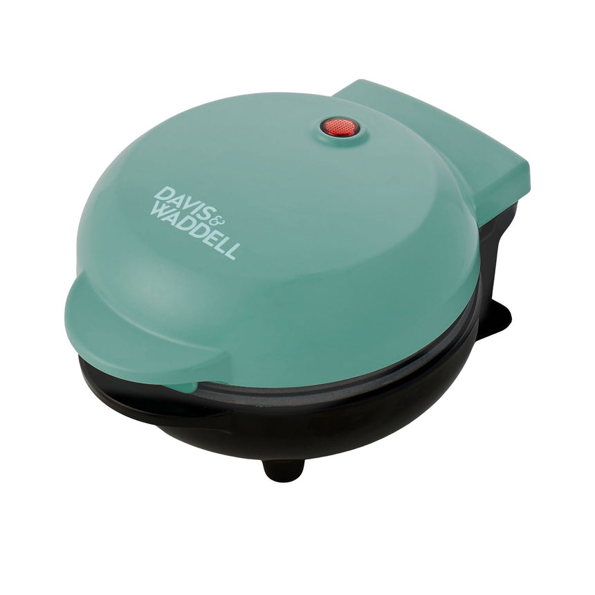 Davis & Waddell Electric Non Stick Double Waffle Maker Green - Image 01