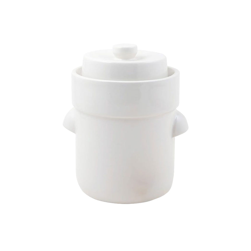 Davis & Waddell Fermentation Crock 3 Litre in White - Image 01