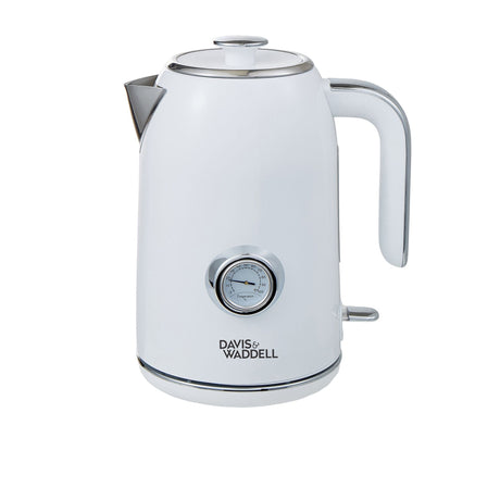 Davis & Waddell Manor Electric Kettle 1.7 litre in White - Image 01