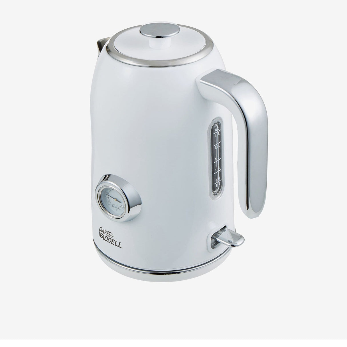 Davis & Waddell Manor Electric Kettle 1.7 litre in White - Image 03