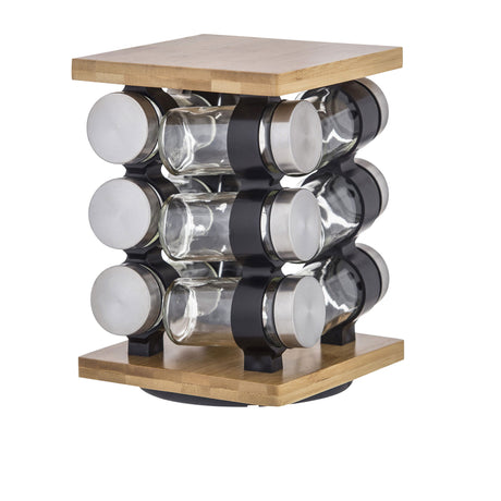 Davis & Waddell Romano Spice Rack Jar Set of 12 - Image 01