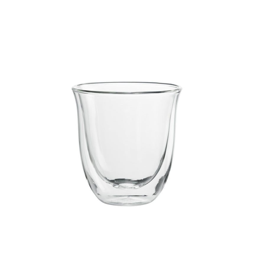 DeLonghi Double Wall Cappuccino Glasses 190ml Set of 2 - Image 02