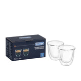 DeLonghi Double Wall Espresso Glasses 60ml Set of 2 - Image 03