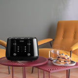 DeLonghi Eclettica CTY4003BK 4 Slice Toaster Bold Black - Image 02