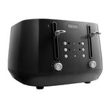 DeLonghi Eclettica CTY4003BK 4 Slice Toaster Bold Black - Image 06