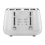 DeLonghi Eclettica CTY4003W 4 Slice Toaster Whimsical White - Image 01