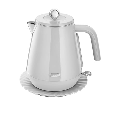 DeLonghi Eclettica KBY2001W Electric Kettle 1.7L Whimsical White - Image 01