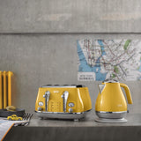 DeLonghi Icona Capitals KBOC2001Y Kettle 1.7L Yellow - Image 04