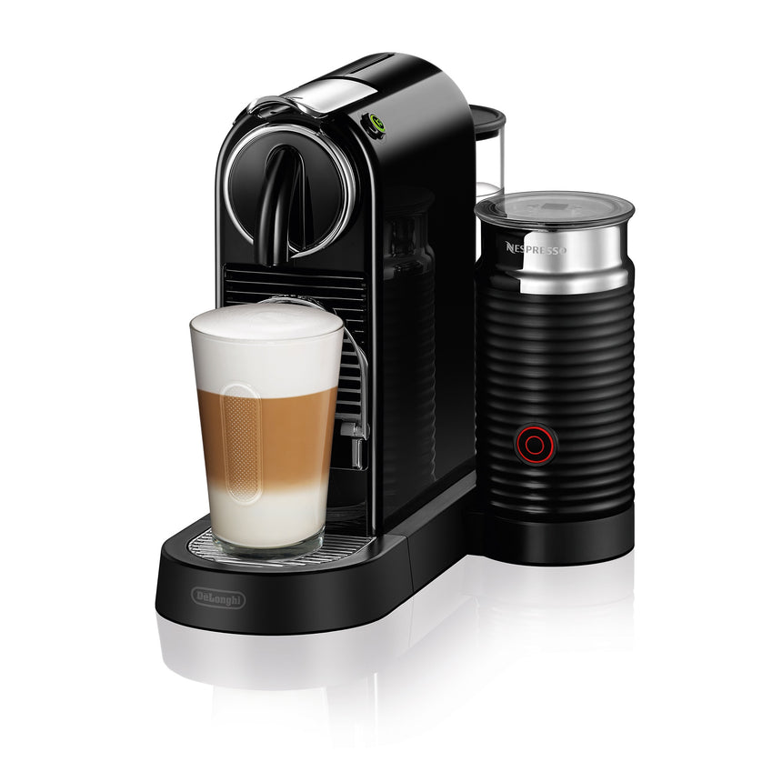 DeLonghi Nespresso Citiz EN267BAE Coffee Machine with Milk Frother in Black - Image 02