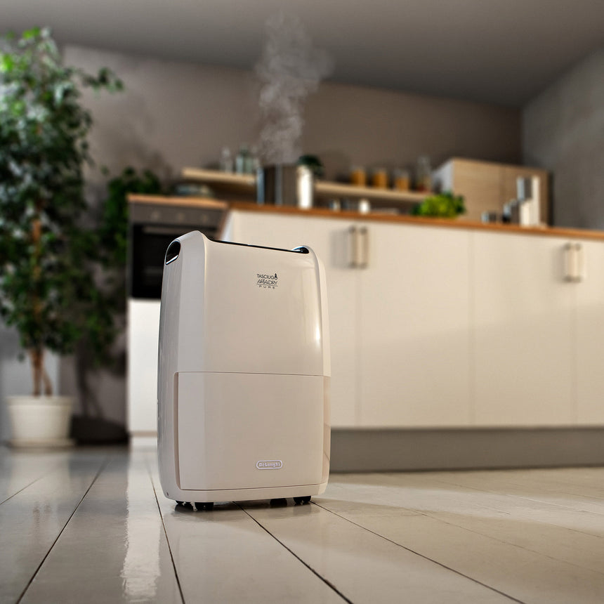 DeLonghi Tasciugo AriaDry DDSX220WF Pure Dehumidifier and Air Purifier White - Image 05