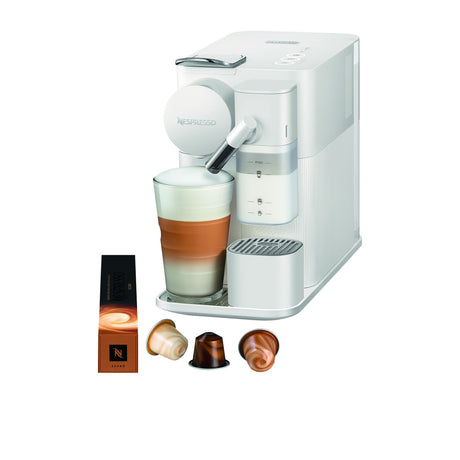 DeLonghi Nespresso Lattissima One EN510W Coffee Machine in White - Image 01