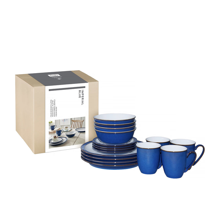 Denby Imperial Dinner Set 16pc Blue - Image 06