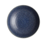 Denby Studio in Blue Ridged Bowl 25.5cm Cobalt - Image 01