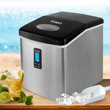 Devanti Portable Ice Maker 120W 3.2L Silver - Image 02