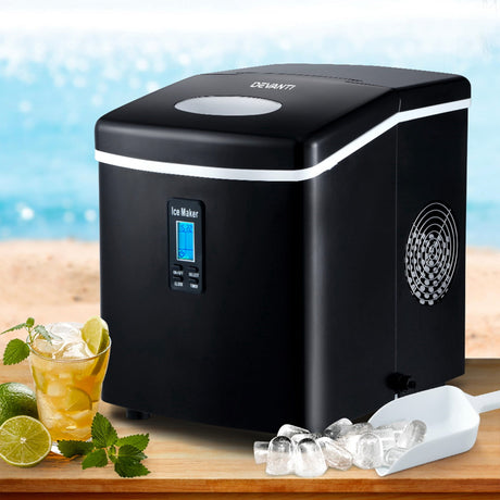 Devanti Portable Ice Maker 3.2L Black - Image 02