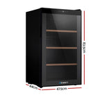 Devanti Wine Cooler 34 Bottle Black - Image 03