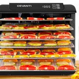 Devanti 6 Tray Food Dehydrator Black - Image 03