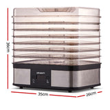 Devanti 7 Tray Food Dehydrator Stainless Steel - Image 03