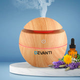 Devanti Aroma Diffuser 130ml Wood Grain - Image 02