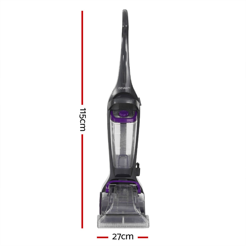 Devanti Handheld Carpet Washer Vacuum Cleaner - Image 03