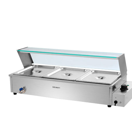 Devanti Commercial Bain Marie Food Warmer - Image 01