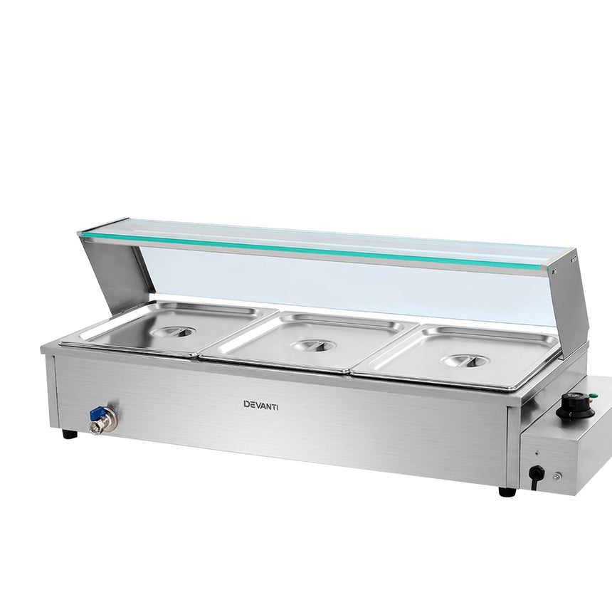 Devanti Commercial Bain Marie Food Warmer - Image 01